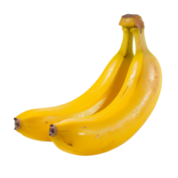 Banana, fruit realistic Illustration. Realistic Transparent file. Mockup template for artwork graphic design png