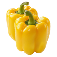 Yellow Bell Pepper, fruit realistic Illustration. Realistic Transparent file. Mockup template for artwork graphic design png
