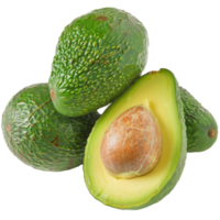 Avocado, fruit realistic Illustration. Realistic Transparent file. Mockup template for artwork graphic design png