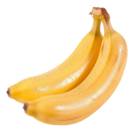 Banana, fruit realistic Illustration. Realistic Transparent file. Mockup template for artwork graphic design png