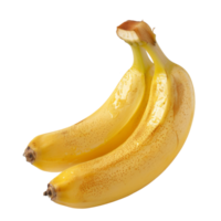 Banana, fruit realistic Illustration. Realistic Transparent file. Mockup template for artwork graphic design png