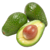 Avocado, fruit realistic Illustration. Realistic Transparent file. Mockup template for artwork graphic design png