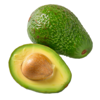 Avocado, fruit realistic Illustration. Realistic Transparent file. Mockup template for artwork graphic design png
