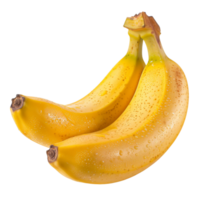 Banana, fruit realistic Illustration. Realistic Transparent file. Mockup template for artwork graphic design png