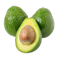 Avocado, fruit realistic Illustration. Realistic Transparent file. Mockup template for artwork graphic design png