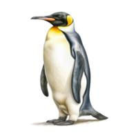 Emperor Penguin, Animal Illustration. Watercolor Style png