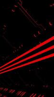 View inside of computer machine. Motion. Abstract digital technological background with lights inside machine. video