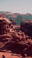 A rocky area with rocks and a sky in the background video