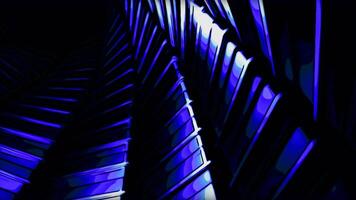 Abstract art of 3d industrial background with surreal turbine jet engine. Motion. Spiral pattern with curved blades. video