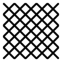 pattern line icon isolated on white background vector