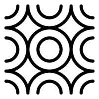 pattern line icon isolated on white background vector