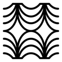 pattern line icon isolated on white background vector