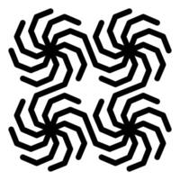 pattern line icon isolated on white background vector