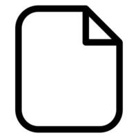 blank line icon isolated on white background vector