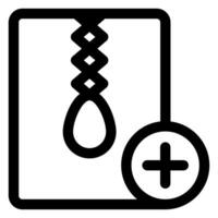 add line icon illustration isolated on white background vector