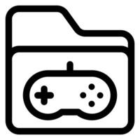 controller line icon illustration isolated on white background vector