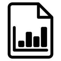 graph line icon illustration isolated on white background vector