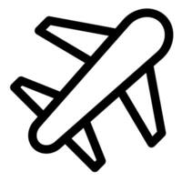 flight line icon illustration isolated on white background vector