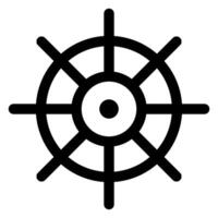 ship line icon illustration isolated on white background vector