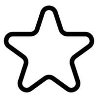 star line icon illustration isolated on white background vector