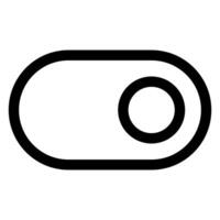 switch line icon illustration isolated on white background vector