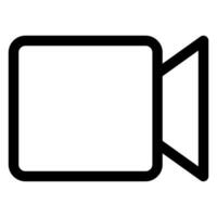 camera line icon illustration isolated on white background vector