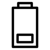 empty line icon illustration isolated on white background vector
