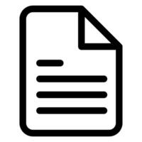 file line icon illustration isolated on white background vector