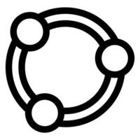 share line icon illustration isolated on white background vector