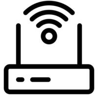 router line icon illustration isolated on white background vector