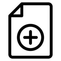 file line icon illustration isolated on white background vector