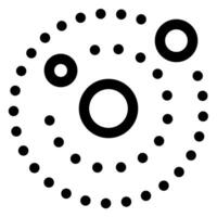 planet line icon illustration isolated on white background vector