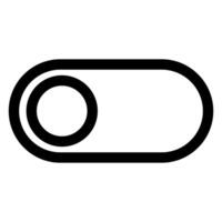switch line icon illustration isolated on white background vector