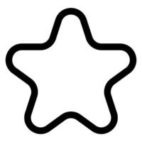 star line icon illustration isolated on white background vector