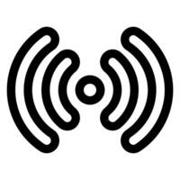 connection line icon illustration isolated on white background vector
