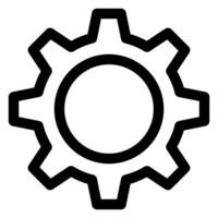 configuration line icon illustration isolated on white background vector