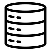 server line icon illustration isolated on white background vector