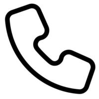 phone line icon illustration isolated on white background vector