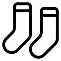 socks line icon illustration isolated on white background vector
