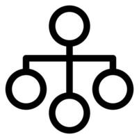 network line icon illustration isolated on white background vector