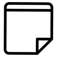 note line icon illustration isolated on white background vector