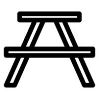 table line icon illustration isolated on white background vector