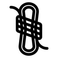 rope line icon illustration isolated on white background vector