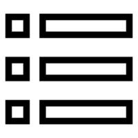 list line icon illustration isolated on white background vector