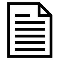 file line icon illustration isolated on white background vector