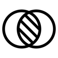 diagram line icon illustration isolated on white background vector