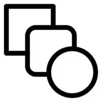 blend line icon illustration isolated on white background vector