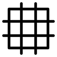 grid line icon illustration isolated on white background vector