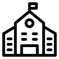 school line icon illustration isolated on white background vector
