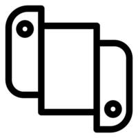 console line icon illustration isolated on white background vector